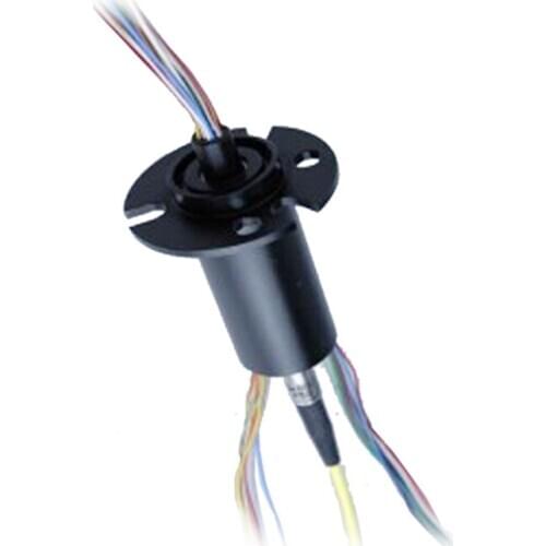 12 Channels Fiber Optical Rotary Joints Capsule Slip Ring Hybrid Rotary Joint With SM/MM For Long Distance Transmission