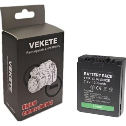 Battery for CGA-S002E PANASONIC DMW-BM7 DMC-FZ3 DMC-FZ5 FZ20 CGA S002E Camera