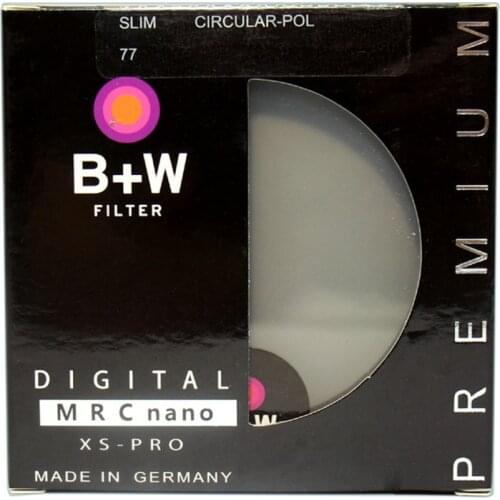 B+W CPL XS-PRO MRC Nano Haze Filter Polarizer / Polarizing CIR-PL Multicoat Protective 67mm 72mm 77mm 82mm For Camera Lens