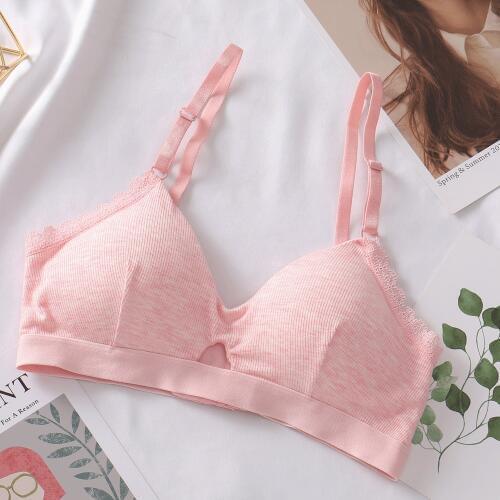 Cotton Bras For Women Push Up Bra Bralette Comfort Seamless Underwear Soft Hollow Top Female Wireless Brassiere Sexy Lingerie