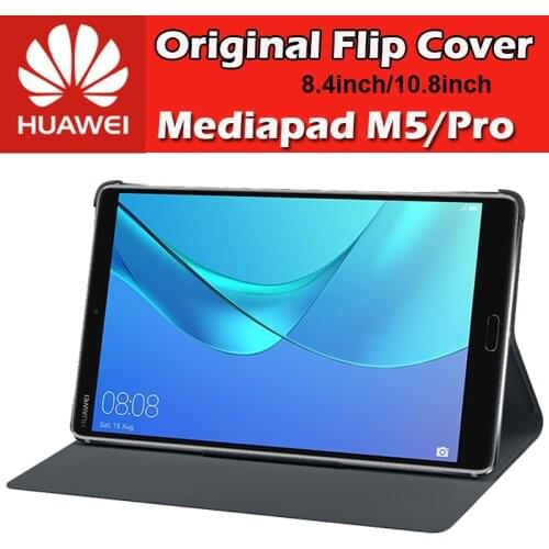 HUAWEI M5 Pro Case Official Original Smart View HUAWEI Mediapad M5 Cover Kickstand Flip Leather M5 Case Tablet Cover 8.4 10.8