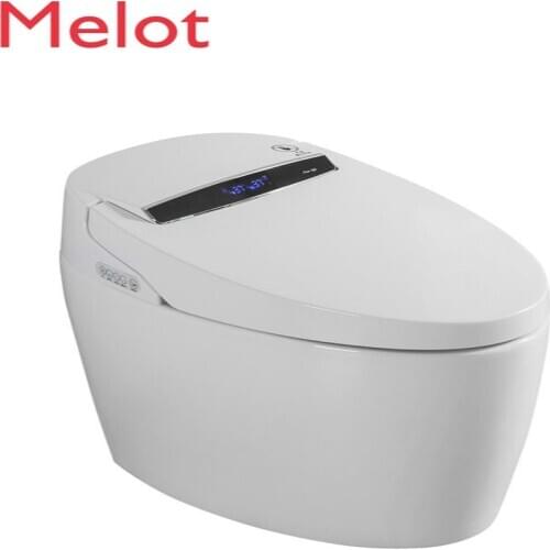 Overseas Version Intelligent Toilet Full-Automatic Integrated Voice Foam Shield Instant Drying Cleaning Tank-Free Toilet