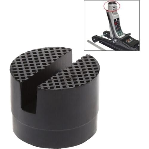 Floor Slotted Car Rubber Jack Pad Frame Protector Adapter Jacking Disk Pad Tool 1XCF