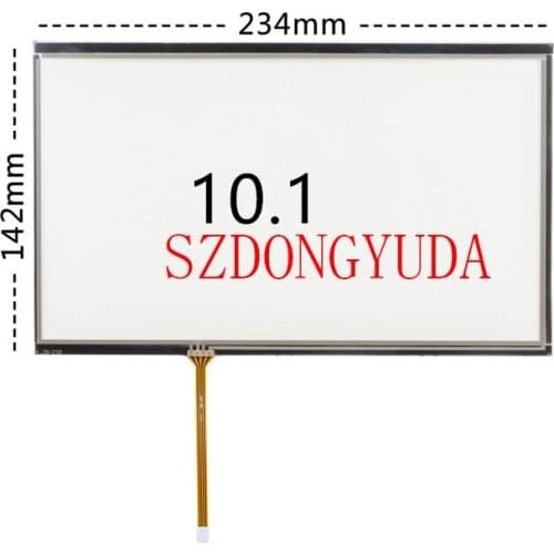 New 10.1inch 234*142 Resistance Touch Screen glass touchsensor glass 234mm*142mm
