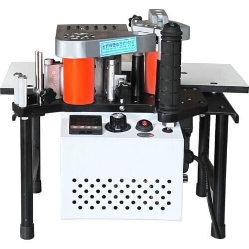 Manual Edge Banding Machine Woodworking Tools Portable 220V Small Home Furniture Curved line Carpentry Device Decoration 1200W