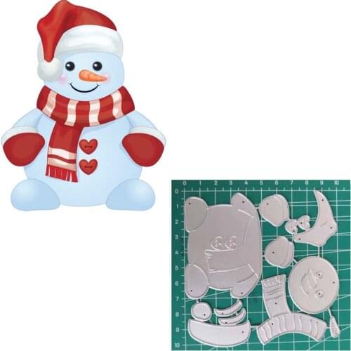 Snowman Metal Cutting Die New Dies Christmas Stencils for DIY Scrapbooking/photo Album stamps Decorative Embossing DIY Paper
