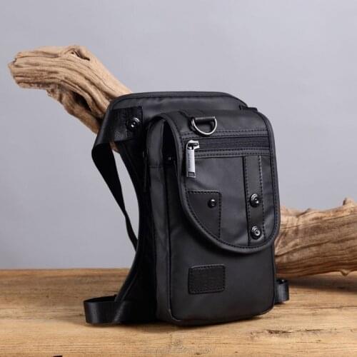 Men Waterproof Oxford Waist Leg Bag Drop Travel Motorcycle Chest Pouch Jy1 21 Dropship