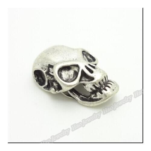 Vintage Ancient silver zinc alloy big hole Beads charms European bracelet DIY beads jewelry accessories