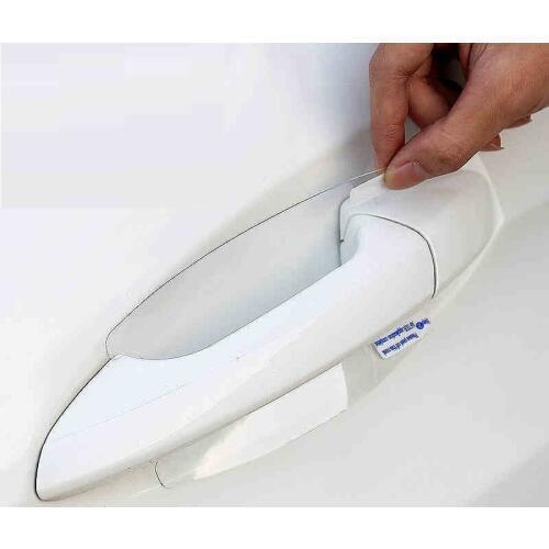Car door handle protective film fit for Mercedes Ben C/2016 E/GLK/GLE/GL/ML class car Style