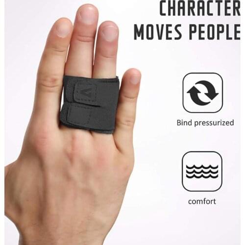 1PCS Finger Sleeves Support Compression Breathable Sports Protection Tennis Tape Finger For Basketball Brace Protector Join O2P7