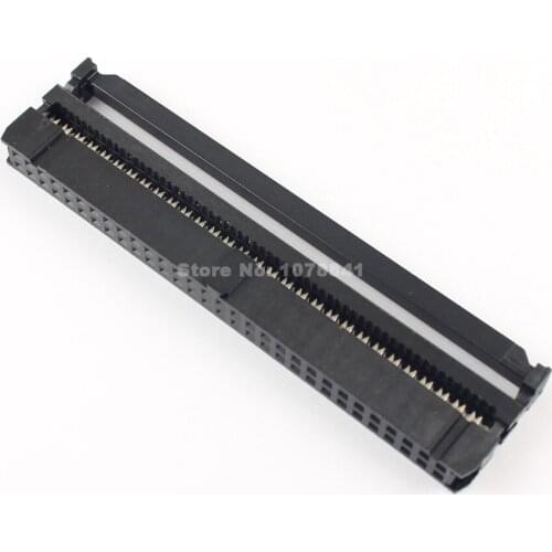 100pcs 2.54mm Pitch 2x30 Pin 60 Pin IDC FC Female Header Socket Connector