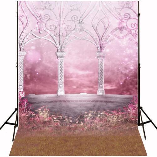 10x10 Vinyl background for wedding photography pink palace bundle flowers outdoor photo backdrops forn studio background foto