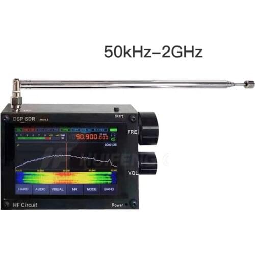 50KHz-2GHz Malahit SDR Receiver Malachite DSP Software Defined Radio 3.5" Display Battery Inside