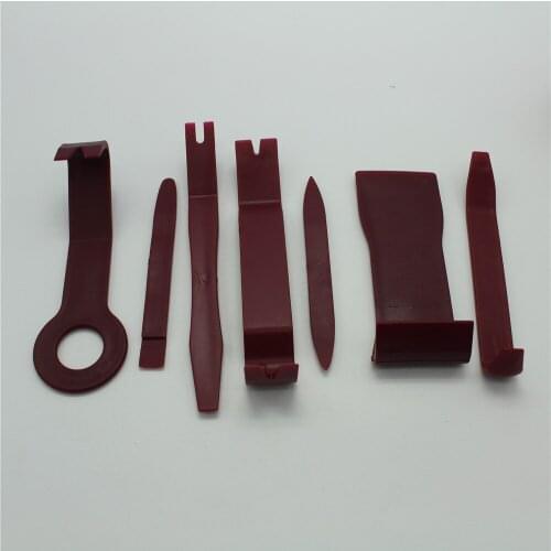7pcs Car Repair Tools Radio Door Clip Panel Trim Dash Audio Stereo Removal Auto Tire Install Pry Plastic DIY Opening Repair Kits