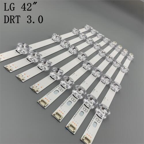 825mm LED strip 8 leds For LG INNOTEK DRT 3.0 42"_A/B TYPE 42LB5610 42LB5510 42LY320C 42GB6310 TV LCD replacement 4sets