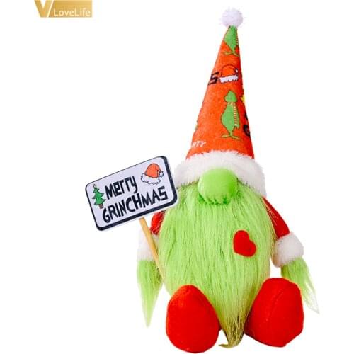 Faceless Gnome Plush Doll Santa Gnome Rudolph Doll Pendant Nordic Gnome Land God Doll Gift Xmas Home Decor