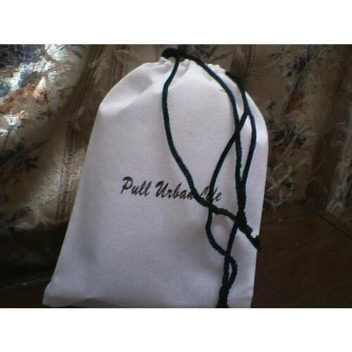 CBRL non-woven drawstring jewelry pouches 20*27cm gift pouches shoe dust bags custom one color logo gift bag