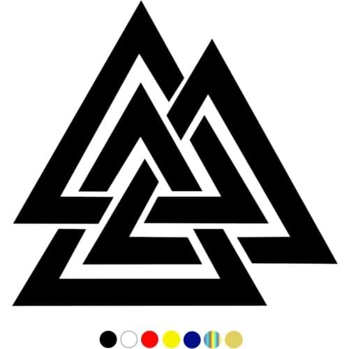 CS-514#14*15cm Old Russian symbols. Magic symbol Waltz funny car sticker and decal silver/black vinyl auto car stickers