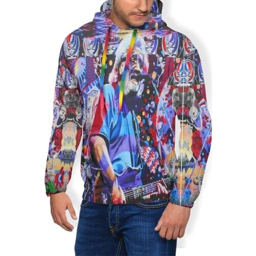 Grateful Dead Hoodie Jerome Fourteen Point Oh Hoodies Polyester Outdoor Pullover Hoodie Nice Hoodies