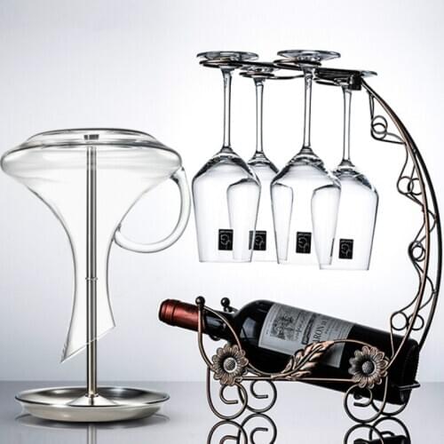 Red Wine Glass Set Household Glass Goblet Grape Wine Decanter Creative Cool Wine Set Wine Glass 6 PCs tequila gift set for men