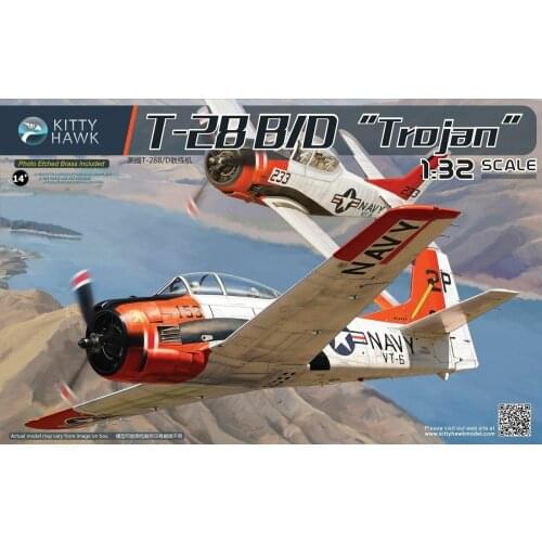 Kitty Hawk 1/32 Model Kit 32014 North-American T-28B Trojan Model Kit