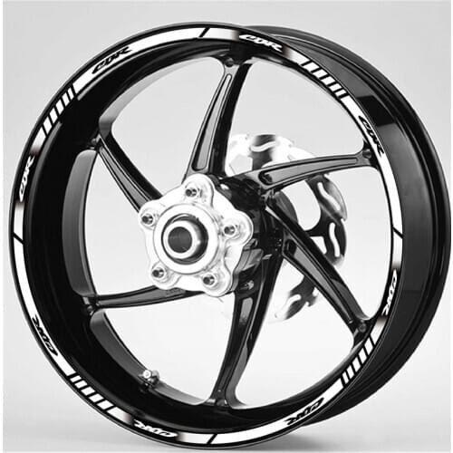 New Motorcycle Tire Reflective stickers inner wheel stripes decoration decals for HONDA CBR cbr