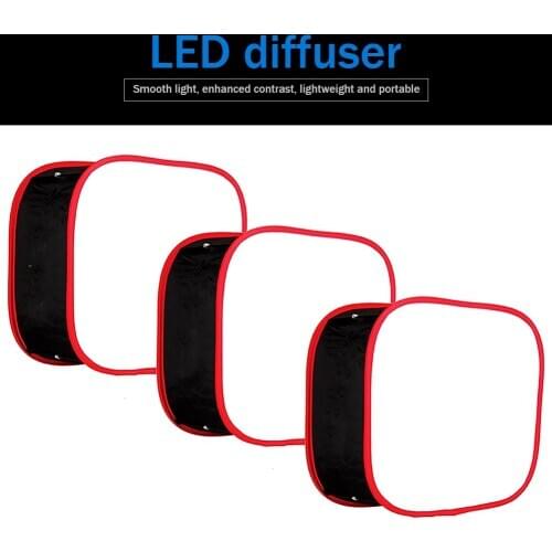 Portable Softbox Collapsible Photography Nylon Lighting Modifier LED Light Panel for Yongnuo YN600 YN900 40*40*20mm