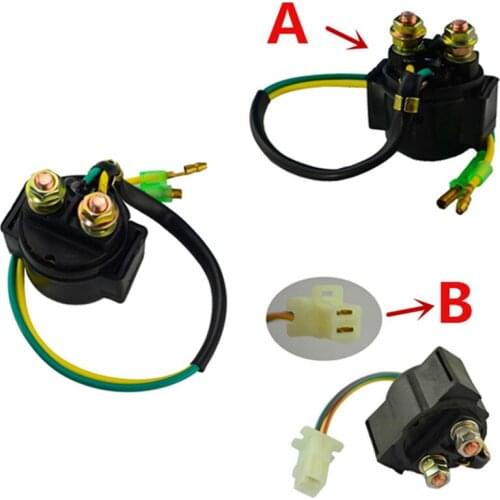 2pcs HOT high quality NEW 12V motorcycle starter relay Motorcycle motor relay Motorcycle relay 12v