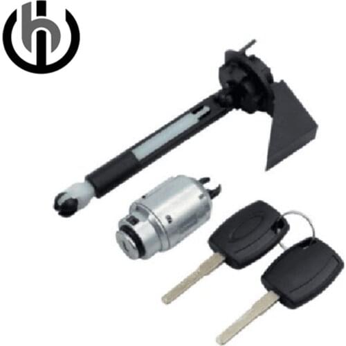 Short hood lock repair kit with 2 keys FOR Ford Focus MK2 2004-2012 OE 4M5AA16B970BA 4M5AA16B970