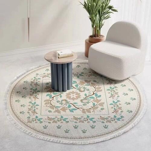 Modern Simple Living Room Carpet Table Mat Balcony Bathroom Nonslip Retro Carpet Bedroom Decoration Rug Baby Crawling Mat