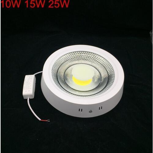 Super Bright Surface Mounted 10W 15W 25W LED Downlight AC85-265V LED Ceiling Panel light 3000K/4000K/6000K LED Indoor light