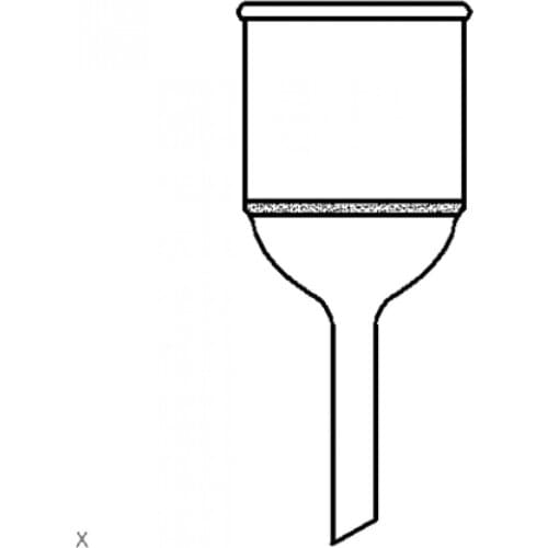 Funnels , Buchner, With Fritted Discs,Pyrex,G2 DISC