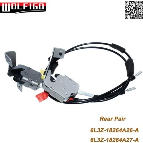 WOLFIGO 1 PC / 2PCS Rear Left Right Door Upper Latch Assembly 6L3Z-18264A26-A for Ford F150 F250 6L3Z-18264A27-A,6L3Z18264A26A