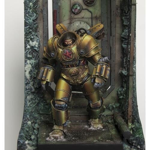 1/24 Scale 75MM Mechanical Game Character Unpainted Resin Model Kit Figure Free Shipping