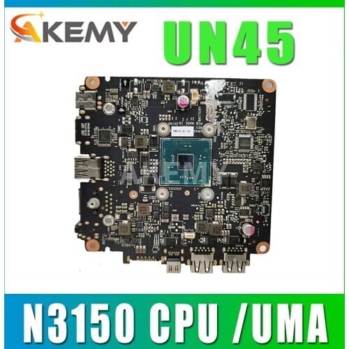 Akemy 90MS00L0-R04000 motherboard For Asus VivoMini UN45 Mini Vivo PC computer Mainboard W/ N3150 CPU /UMA