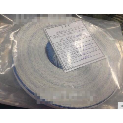 Free shipping Flex Ribbon FFC Cable 1.0mm 15pin 250cm 2500mm AWM 20624 80C 60V VW-1 Type B