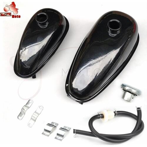 2L 4L Black Gas Tank W/ Cap Petcock For 49CC 50CC 60CC 66CC 80CC Engine Motorized Bicycle