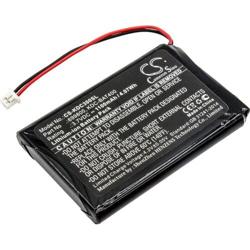 CS 1100mAh/4.07Wh battery for KOAMTAC KDC30,KDC350,KDC350R2,KDC400,KDC410,KDC411,KDC420,KDC421,KDC450 699800