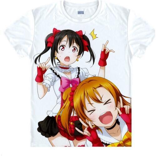 Lovelive T-Shirt Umi Sonoda Shirt fashion t-shirts men anime cosplay costume kawaii style T Shirt japanese anime cosplay Anime A