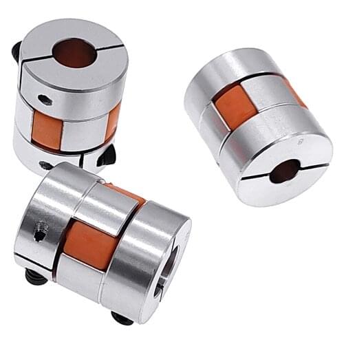 D25L30 6.35/8/9.5/10/12mm stepper motor shaft coupler Flexible Jaw Spider Plum Coupling Shaft Coupler