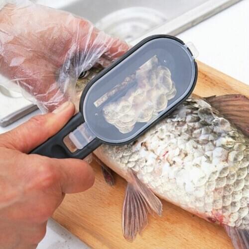 Fish scale brush family planer scraper fish scale planer kitchen gadget kitchen tools for fish Kitchen fast fish scale scraper