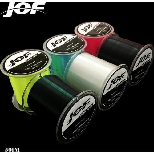 2PCS Strong Nylon Fishing Line 500M Monofilament Line Japan Material Fishline for Carp fishing