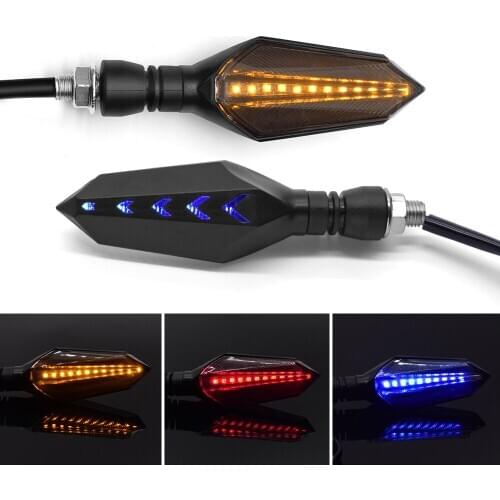 Motorcycle LED Turn Signal Lamp Sequential Flowing Flash Indicator Lights For Suzuki gsr 750 gsxr 1000 1100 400 600 750 gsxs 750