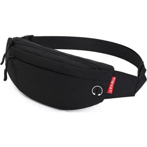 Mens Waist Bag Multifunctional Outdoor Leisure Riding Chest Bag Running Sports Mobile Phone Waist Bag Shoulder Messenger Bag