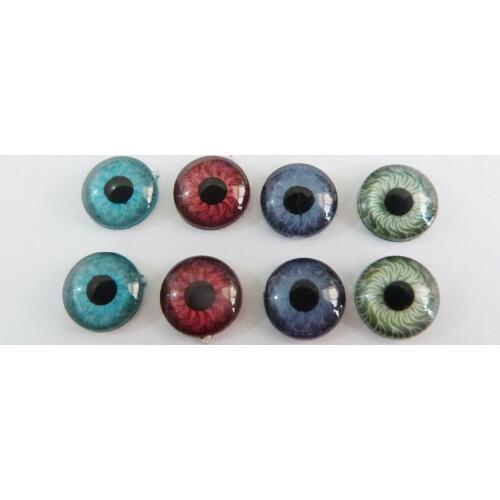 New 9mm flat round plastic toy animal eyes for diy doll accessories--color option