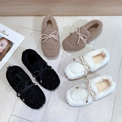 Winter new female snow boots non-slip student plus velvet warm cotton shoes flat lace womens soft boots U12-82