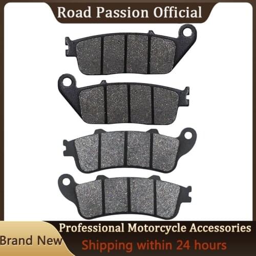 Road Passion Motorcycle Front & Rear Brake Pads For HONDA FJS 600 Silverwing 2001-2009 1/2/D3/D4/D5/D6/A3-A7/D7 FJS600