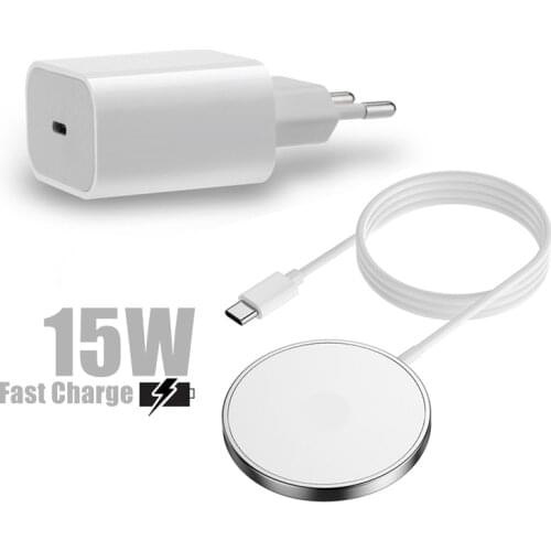 PowerWave Pad Qi-Certified 15W Max for iphone 8 X 12 pro max mini Airpods 2 pro Samsung Galaxy S21 S20 20W PD Charger For Realme