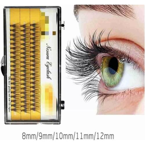 Professional Makeup Individual Cluster EyeLashes Grafting Eyelash Extension False Individual Bunches Eyelashes Eyelash Fake I7H9