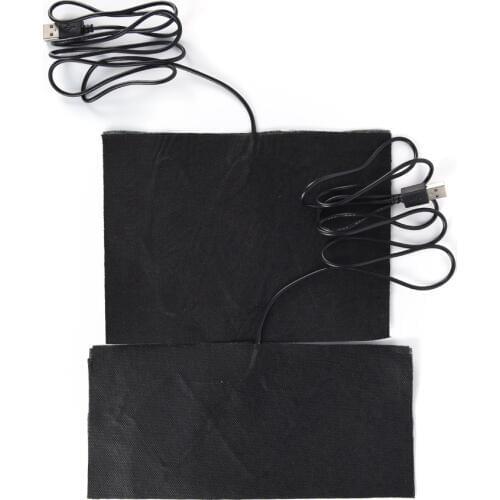 JETTING Carbon Fiber Heated Pads USB Heated Jacket Coat Vest Accessories Warm Back Neck Fast-Heating Size S/M